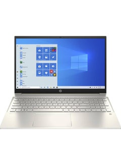 Buy Pavlion 15 Laptop With 15.6-Inch Display, Intel Core i5-1135G7 Processor/16GB RAM/1TB SSD/Intel Iris Graphics/Windows 11 Pro English Lunar Gold in UAE