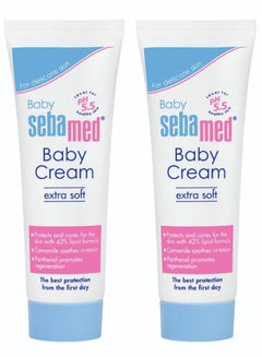 اشتري Pack Of 2 Sebamed Baby Cream Extra Soft 50ml في السعودية