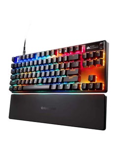 اشتري Apex Pro TKL Gen 3 Mechanical Gaming Keyboard – OmniPoint 3.0 Adjustable HyperMagnetic Switches (Up to 100M Keystrokes), Per-Key RGB Illumination, 0.7ms Response Time, 32-bit ARM Processor, 5 Custom Profiles, Adjustable Actuation Points (0.1mm - 4.0mm), OLED Smart Display, Rapid Trigger, Protection Mode, Esports-Ready, Wired, Compatible with Windows, Xbox, PlayStation, macOS | 64740 في السعودية