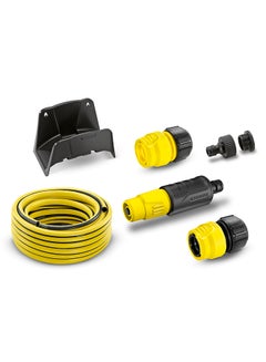 اشتري Karcher Hose Set With Hose Hanger 1/2" - 15m Yellow & Black في الامارات