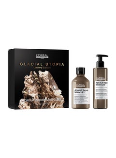 Buy Absolut Repair Molecular Glacial Utopia Duo Set | For Extremely Damaged Hair |Shampoo 300 Ml And Rinse-Off Serum 250Ml│Serie Expert in UAE