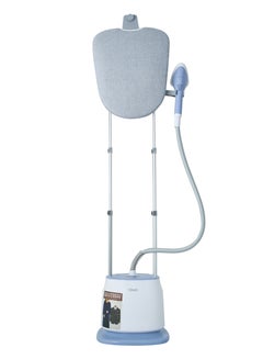 اشتري Premium Garment Steamer, 1580 Vertical Steamer | Portable, Fast Heat Clothes Steamer, Large Water Tank | Perfect For All Types Of Clothes 1.6 L 1580 W CK4048 White/blue في الامارات