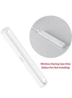 Buy Wireless Stylus Charging Case Compatible with Apple Pencil 2, Includes Simple Series Type-C 3A Charging Cable (0.3m) - Sleek and Stylish Design for Convenient Stylus Storage and Fast Charging, Perfect for Artists, Students, and Professionals on the Go White in UAE