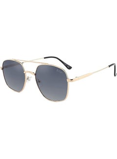 Buy Polarized Sunglasses Gold Frame Gradient Grey Lens - mm Lens - LC1032C02 in UAE