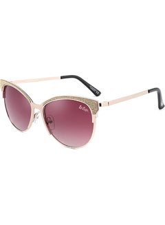 Buy Women's Polarized Sunglasses Gold Frame Gradient Pink Lens - mm Lens - LC1031C03 in UAE