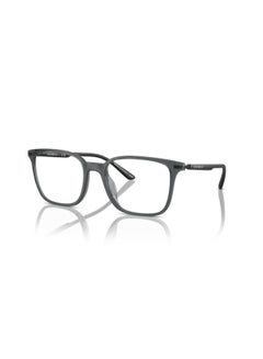 Buy Unisex Square Shape Plastic Eyeglass Frames 6106 - Lens Size: 52 Mm - Shiny transparent black in Saudi Arabia