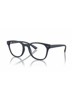 Buy Unisex Round Shape Plastic Eyeglass Frames 5088 - Lens Size: 52 Mm - Matte Blue in Saudi Arabia