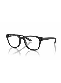 اشتري Unisex Round Shape Plastic Eyeglass Frames 5001 - Lens Size: 50 Mm - Matte Black في السعودية