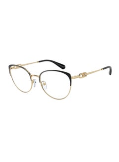 Buy Unisex Cat Eye Shape Plastic Eyeglass Frames 3014 - Lens Size: 51 Mm - Shiny Pale Gold in Saudi Arabia