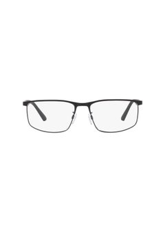 اشتري Unisex Rectangular Shape Plastic Eyeglass Frames 3001 - Lens Size: 54 Mm - Matte Black في السعودية