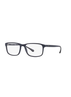 اشتري Unisex Rectangular Shape Plastic Eyeglass Frames 5088 - Lens Size: 53 Mm - Matte Blue في السعودية