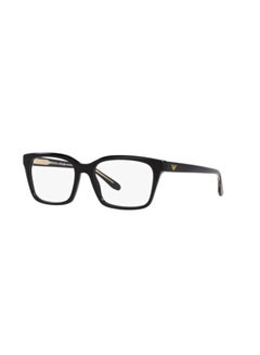 اشتري Unisex Rectangular Shape Plastic Eyeglass Frames 5017 - Lens Size: 52 Mm - Black في السعودية