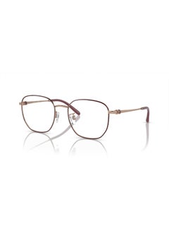 اشتري Women's Round Shape Plastic Eyeglass Frames 3334 - Lens Size: 53 Mm - Rose Gold في السعودية