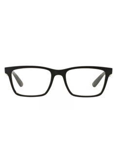 اشتري Men's Rectangular Shape Plastic Eyeglass Frames 2077 - Lens Size: 53 Mm - Matte Black في السعودية