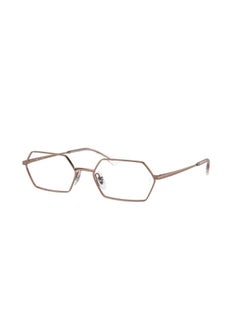 اشتري Unisex Plastic Eyeglass Frames 2943 - Lens Size: 54 Mm - Copper في السعودية