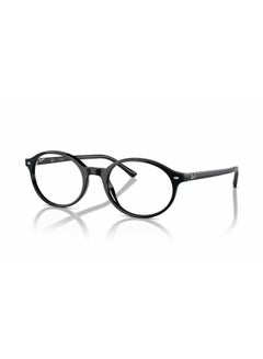 Buy Unisex Round Shape Plastic Eyeglass Frames 2000 - Lens Size: 51 Mm - Black in Saudi Arabia