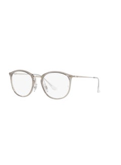 Buy Women's Round Shape Plastic Eyeglass Frames 8125 - Lens Size: 51 Mm - Transparent Grey in Saudi Arabia