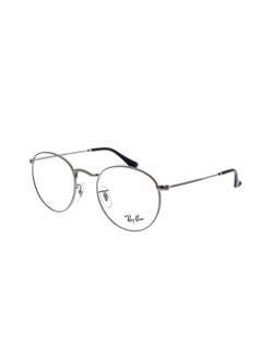 Buy Men's Round Shape Plastic Eyeglass Frames 2502 - Lens Size: 47 Mm - Gunmetal in Saudi Arabia