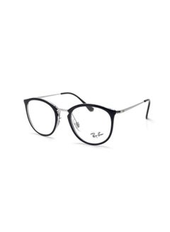 Buy Women's Round Shape Plastic Eyeglass Frames 5852 - Lens Size: 51 Mm - Black in Saudi Arabia