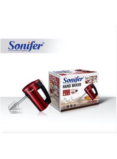 Buy Sonifer Hand Mixer - SF-7028 - 400W 400 W sf-7028 red in Egypt