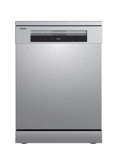 Buy Free Standing Dishwasher 14 Place Setting 6 Programs Silver 127 kW DW-14F5ME(S)-SA Silver in Saudi Arabia