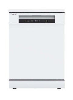 Buy Free Standing Dishwasher 14 Place Setting 6 Programs White 127 kW DW-14F5ME(W)-SA White in Saudi Arabia