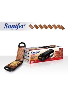 اشتري Sonifer Sandwich Maker 7-in-1 800W - sf-6093 800 W sf-6093 black في مصر