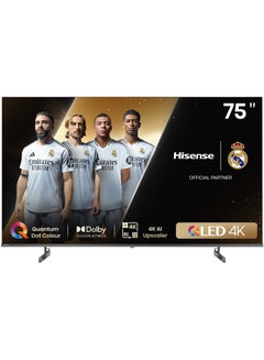 اشتري 75 Inch 4K QLED Smart TV | Quantum Dot Colour | VIDAA Sysytem | 120 HZ | Dolby Atmos | Smooth Motion | AI Picture | Voice Control | Smart Home Ready | (2024 Model) - 75Q6N Black في السعودية