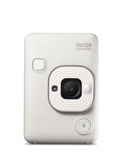 اشتري FUJIFILM INSTAX MINI LIPLAY HYBRID INSTANT CAMERA (MISTY WHITE) في مصر