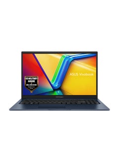 Buy Vivobook X1504ZA-NJ1255 Laptop With 15.6-Inch FHD Display, Core i7-1255U Processor/16GB RAM/512GB SSD/Windows 11 English/Arabic Blue in Saudi Arabia