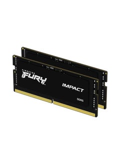 اشتري FURY Impact DDR5 32GB (2*16) Laptop Memory, 5600MT/s Memory Speed, CL40 Latency, Non-ECC Unbuffered SODIMM, 262 Pin, 1.1 Voltage, Black | KF556S40IBK2-32 32 GB في الامارات