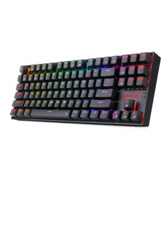 اشتري REDRAGON K552 KUMARA PRO RGB Wireless Gaming Mechanical Keyboard - Blue Switches - Wireless 2.4Ghz | Bluetooth | Wired Type C Cable(Black) في مصر