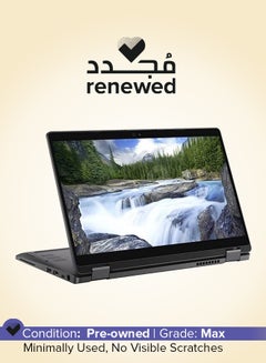 اشتري Renewed - Latitude 5300 2 in 1 Laptop With 13.3-Inch Touch Screen Display,Intel Core i5 Processor/8th Gen/16GB RAM/512GB SSD/‎Intel UHD Graphics 620 English/Arabic Black English/Arabic Black في السعودية