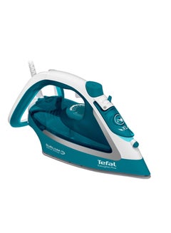 اشتري Tefal Steam Iron 2700 Watt French FV5772E2 270 ml 2700 W FV5772E2 green في مصر