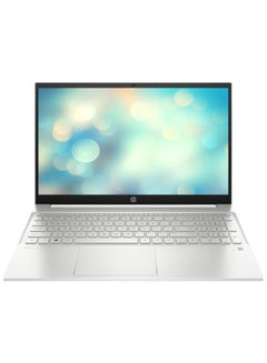 اشتري Pavilion  15-EG300 Laptop With 15.6-Inch Display, Intel Core i7-1355U Processor/16GB RAM/512GB SSD/Intel Iris Graphics/Windows 11 English/Arabic Natural Silver في الامارات