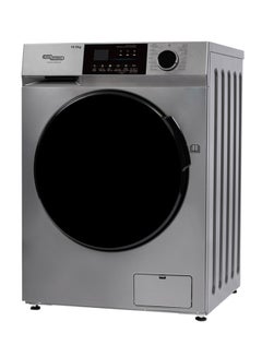 اشتري 10.5kg Front Loading Washing Machine With 1400rpm, High Energy Efficiency, LED Digital Display & Chrome Door, Quick Wash, Auto Balancing Control, Silent Operation, Stainless Steel Drum, KSGW11500NLED Silver في السعودية