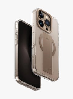 اشتري Series Heldro Max Protective Case with Flex Grip Band and Adjustable Kickstand Made with Strongs Magnets Built-in Kickstand Compatible with iPhone 16 Pro Max - Gold في الامارات