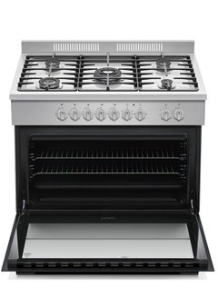 Buy 90x60cm Gas Cooker HCR9060PRO Silver in UAE