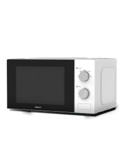 Buy 25 Liter Microwave Oven, Manual Control,5 Microwave Power Levels And Timer function, Defrost function, Turntable Glass Tray, Cooking End Signal 25 L 850 W MO8125MW White/Black in Saudi Arabia