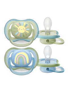 اشتري 2 Pieces Ultra Air Pacifier, 0 - 6 Months في السعودية