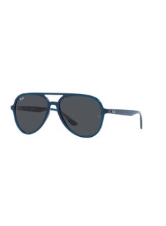 Buy Unisex Pilot Shape  Sunglasses 4376 - 57 Mm - Opal Dark Blu in Saudi Arabia