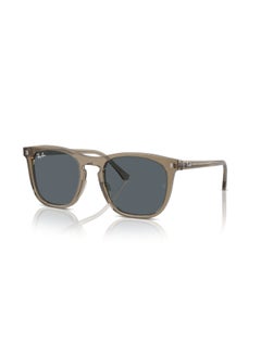 اشتري Unisex Square Shape  Sunglasses 2210 - 53 Mm - Transparent Brown في السعودية