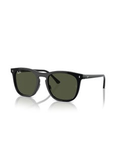 Buy Unisex Square Shape  Sunglasses 2210 - 53 Mm - Black in Saudi Arabia