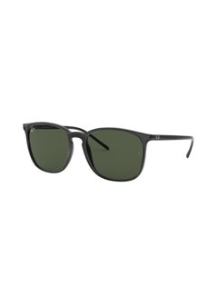 Buy Unisex Square Shape  Sunglasses 4387 - 56 Mm - Black in Saudi Arabia