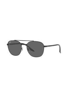 Buy Unisex Square Shape Metal Sunglasses 3688 - 55 Mm - Black in Saudi Arabia