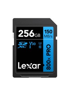 اشتري Lexar 256GB High-Performance 800x PRO UHS-I SDXC Card (BLUE Series) 256 GB في مصر