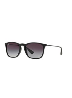 Buy Men's Square Shape  Sunglasses 4187 - 54 Mm - Rubber Black in Saudi Arabia