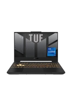 اشتري TUF Gaming F15 Laptop With 15.6-Inch Display, Intel Core i7-12700H Processor/16GB RAM/512GB SSD/4GB NVIDIA GeForce RTX 3050 Graphics/DOS(Without Windows) English/Arabic Mecha Grey في السعودية