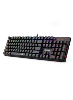 اشتري K608 Elite Valheim Mechanical Gaming Keyboard (RGB Design), Tactile Black Switch, 104 Keys, Rainbow LED Backlight, Wired Keyboard, Full Rollover Keyboard, US QWERTY Keyboard في مصر