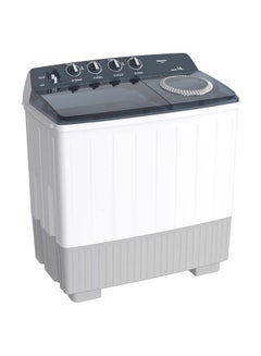 اشتري Twin Tub Semi Auto 9 kilo Washing Machine, Easy to Move, Noiseless, High Quality, White WSG90 White في السعودية